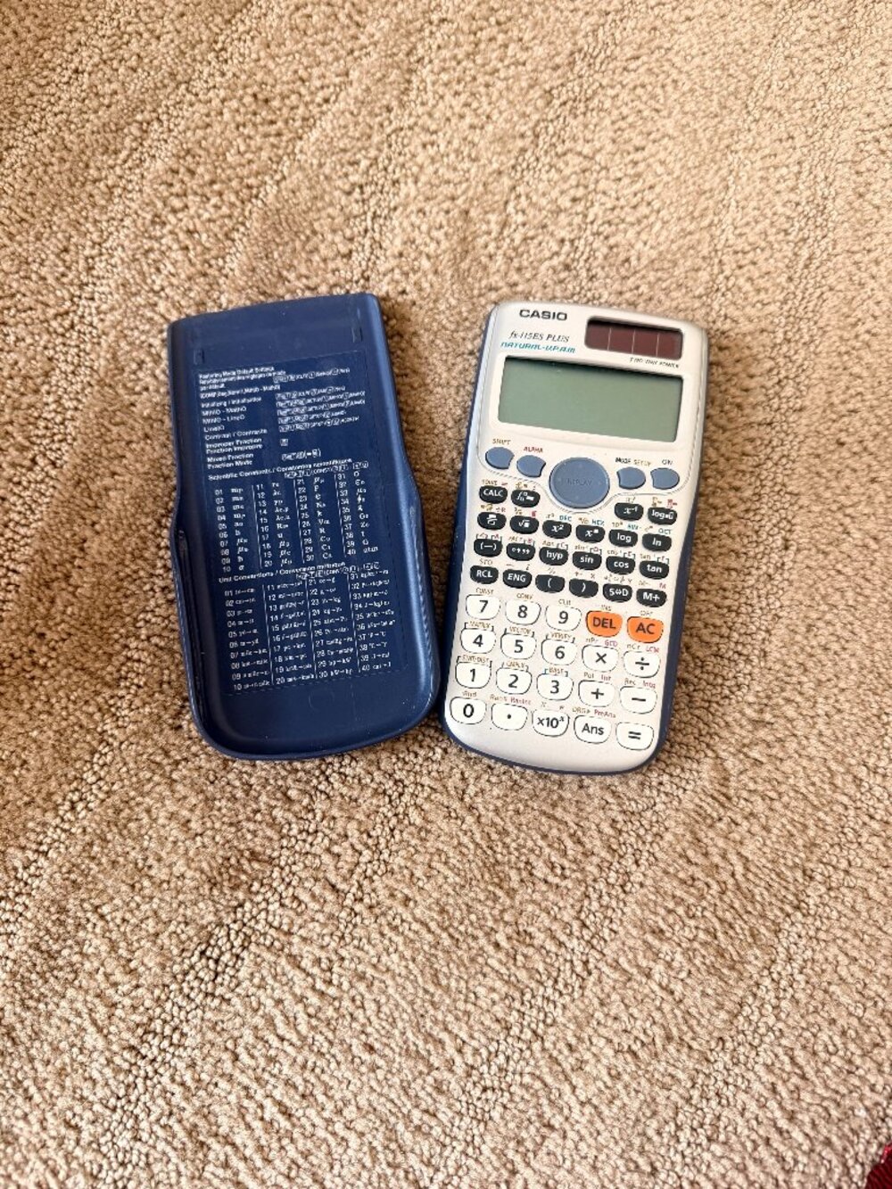 Casio fx-115ES PLUS Scientific Calculator w/ Blue Cover